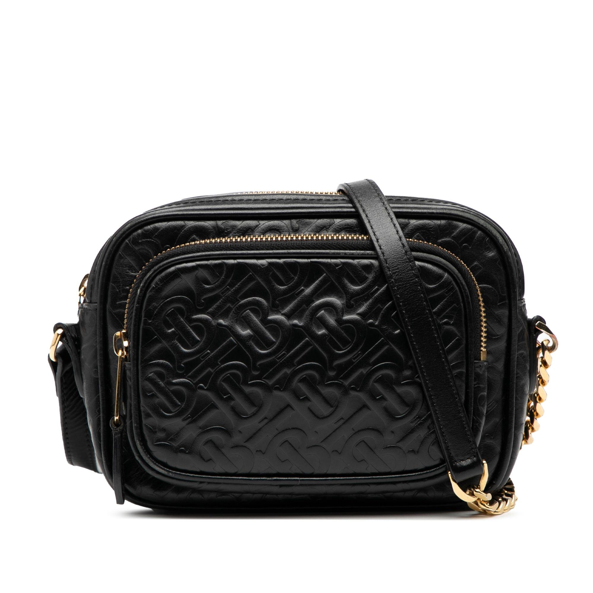 Burberry Embossed Calfskin TB Monogram Camera Chain Crossbody Size ONE SIZE - 1 Thumbnail
