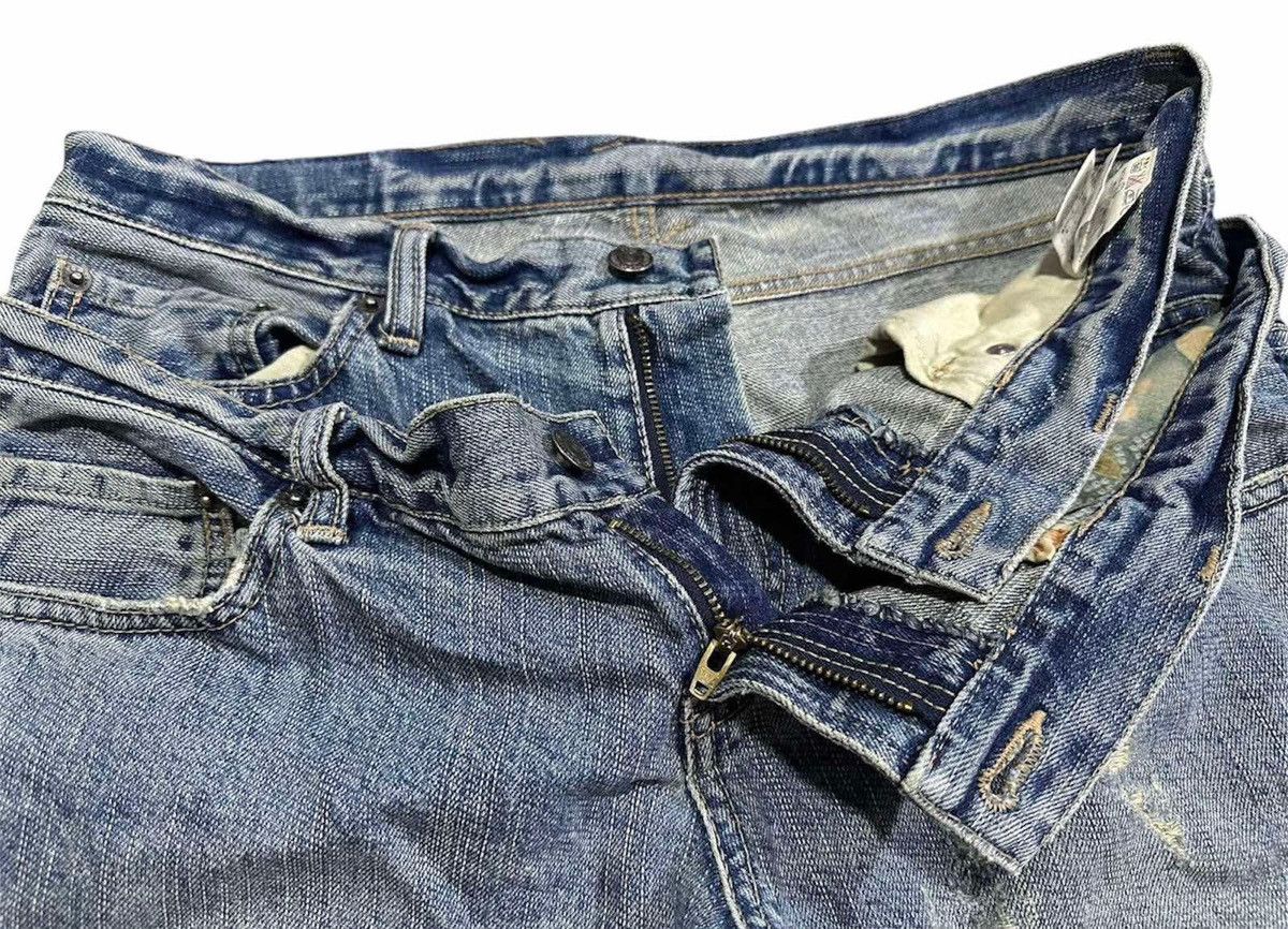 Japanese Brand × Le Grande Bleu (L.G.B.) × Tornado Mart 🔥Sick Y2K PPFM Distressed Boro Patchwork Double Waist Denim Size US 34 / EU 50 - 7 Thumbnail