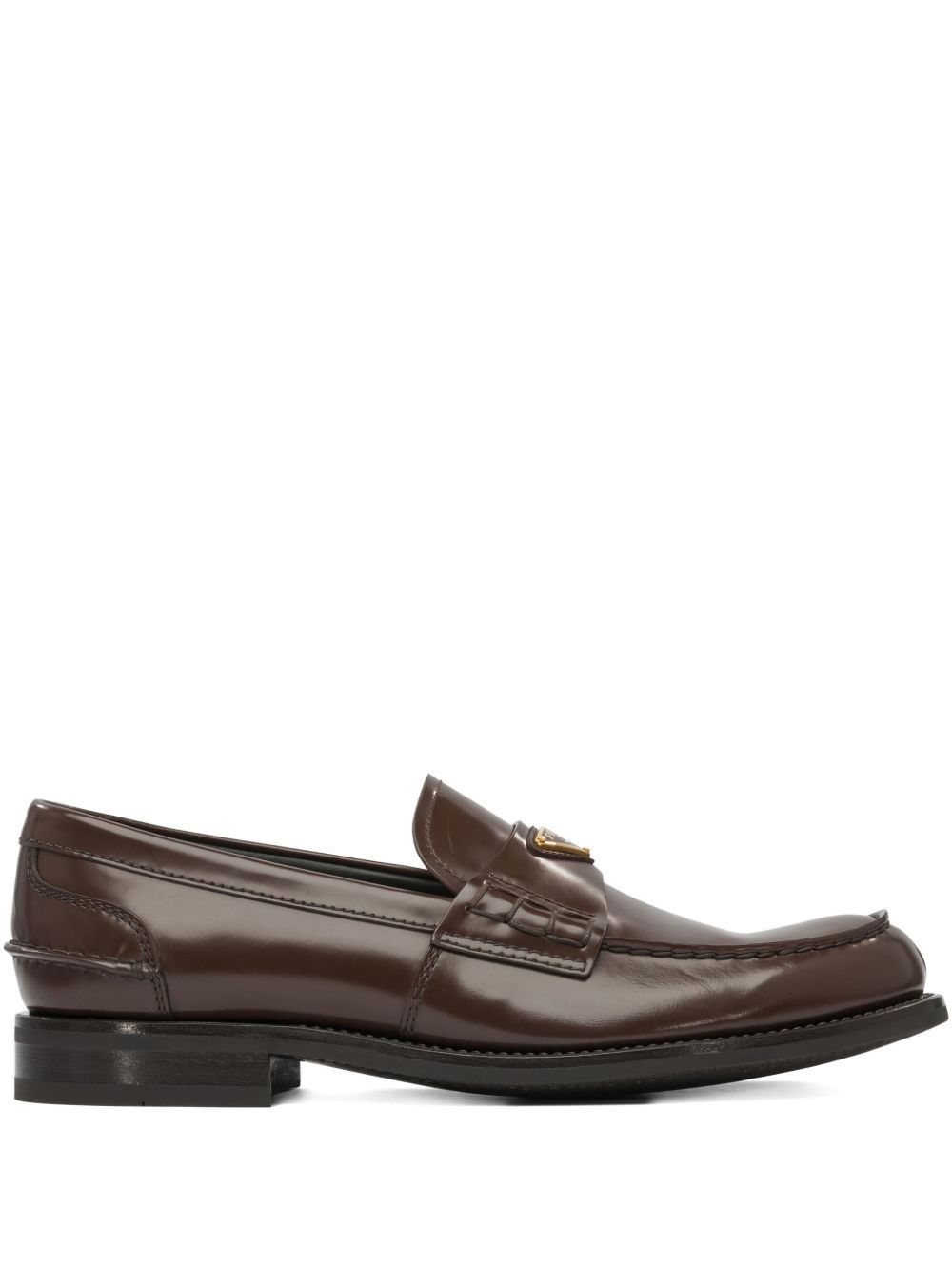 Prada LEATHER LOAFERS Size US 11 / EU 44 - 1 Thumbnail