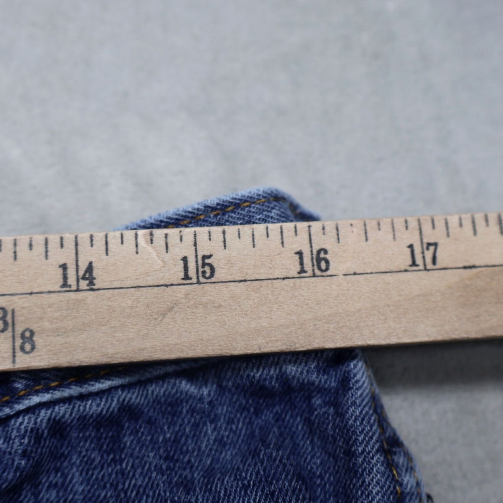 Denime Cinch Jeans Mens 32X36 Medium Wash Denim Western Straight Green Label Rigid Size US 34 / EU 50 - 6 Thumbnail