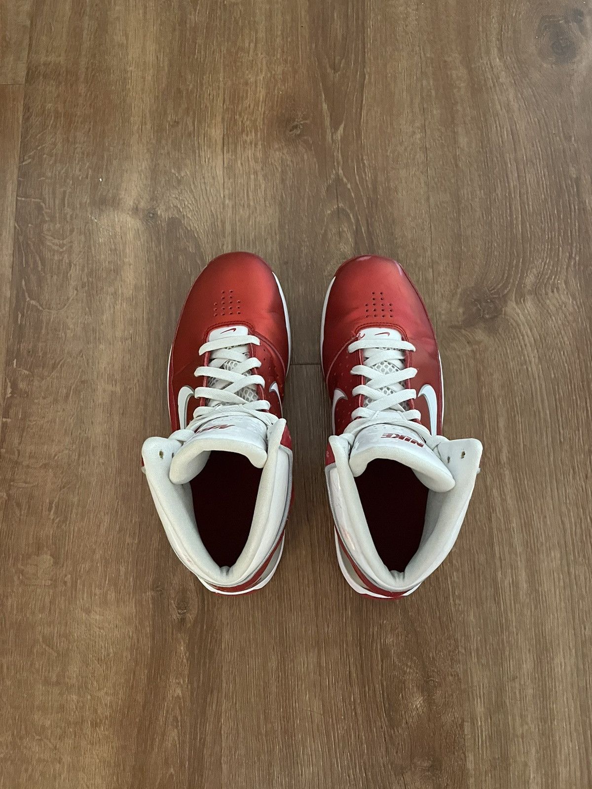 Nike Nike Air Max Hyped “Varsity Red” High Top Sneakers Size US 8 / EU 41 - 5 Thumbnail
