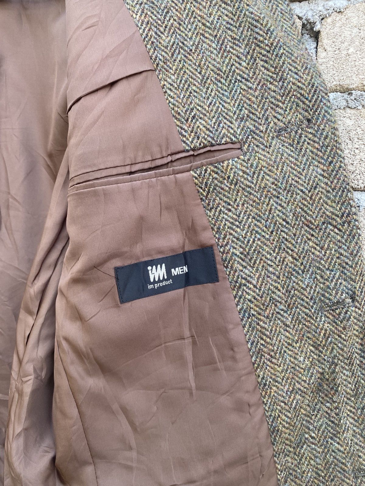 Issey Miyake Issey Miyake X Harris Twees Herringbone Twill Blazers Size 42R - 8 Thumbnail