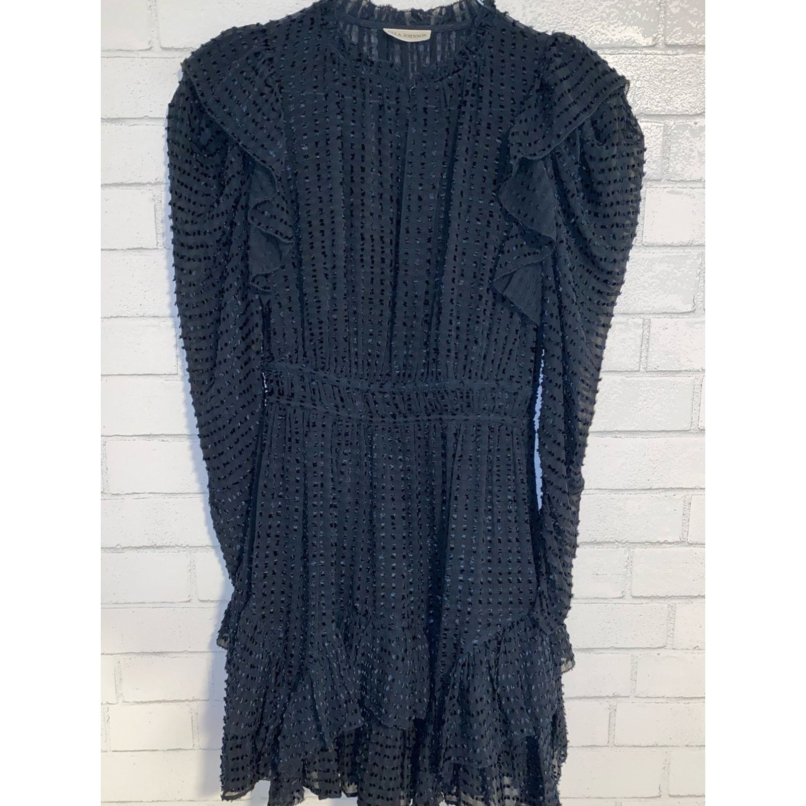 Ulla Johnson Ulla Johnson $575 Leah Dress in Noir Size 4 EUC Size S / US 4 / IT 40 - 12 Thumbnail