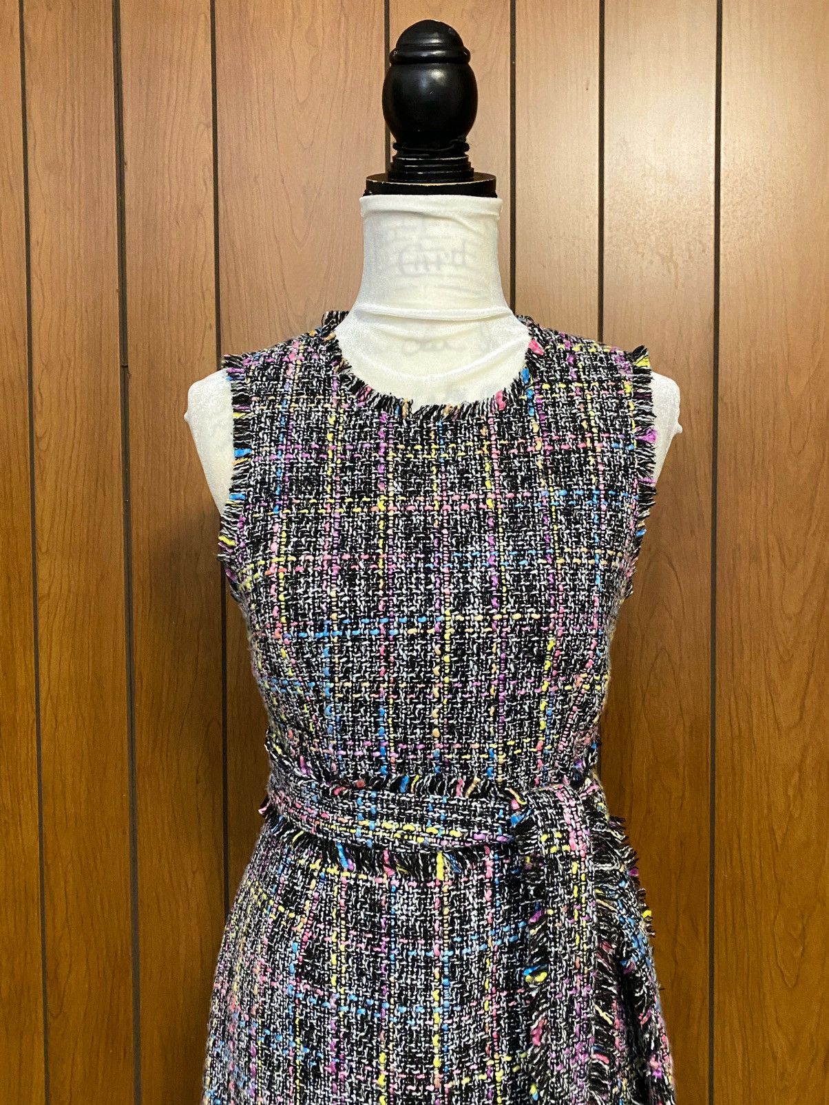 Cinq a Sept Cinq à Sept Rochelle Belted Tweed Minidress size 8 Size M / US 6-8 / IT 42-44 - 8 Thumbnail