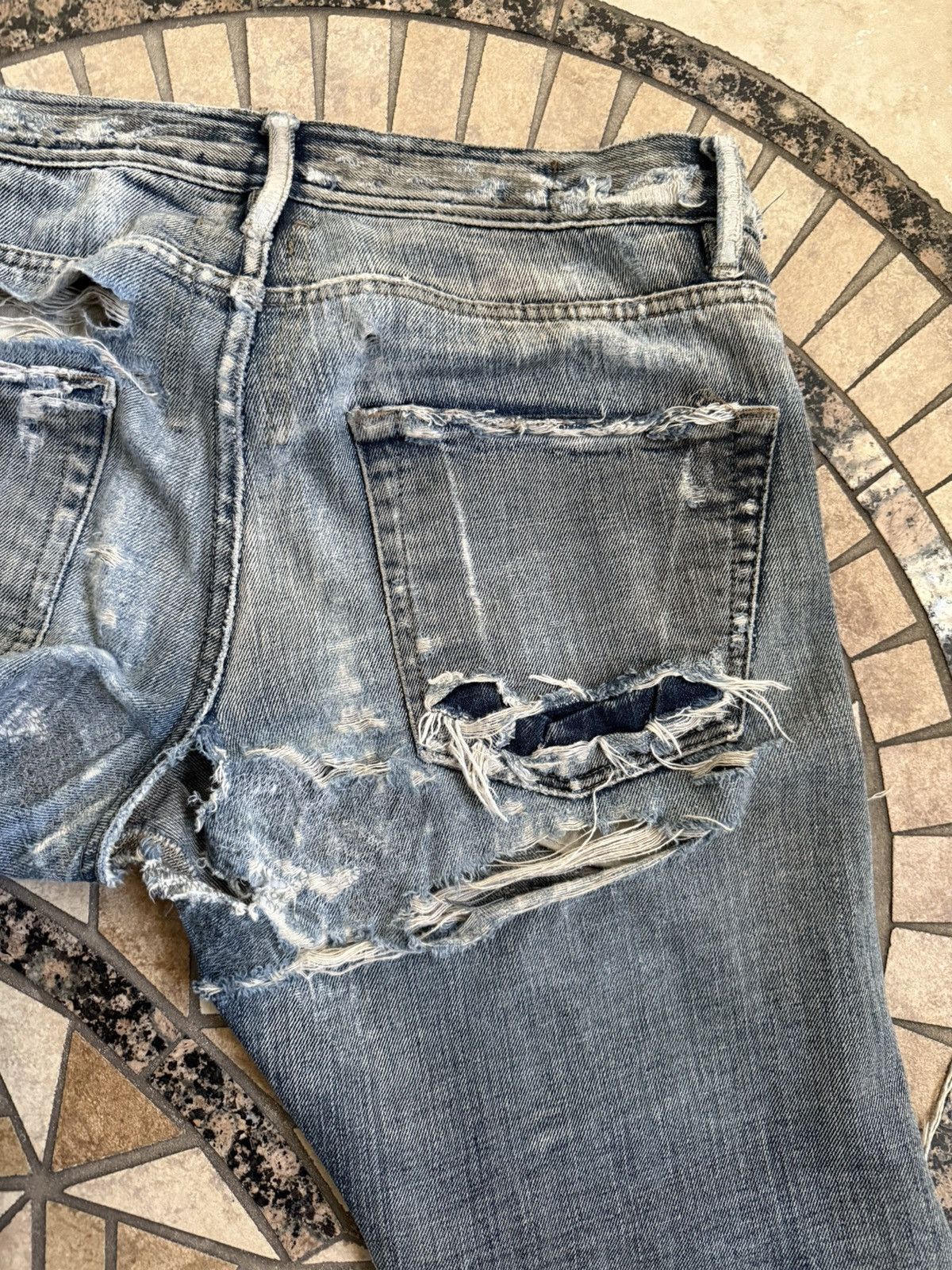Rick Owens × Rick Owens Drkshdw FW08 “STAG” Dust Denim Size US 34 / EU 50 - 5 Thumbnail