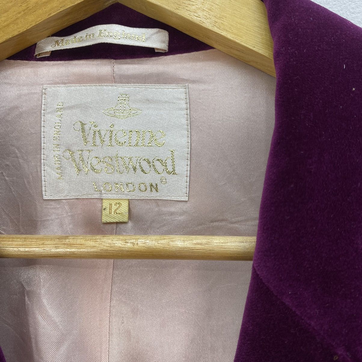 Vivienne Westwood 🔥Vintage Vivienne Westwood Velvet Double Breasted Jacket Size M / US 6-8 / IT 42-44 - 10 Thumbnail