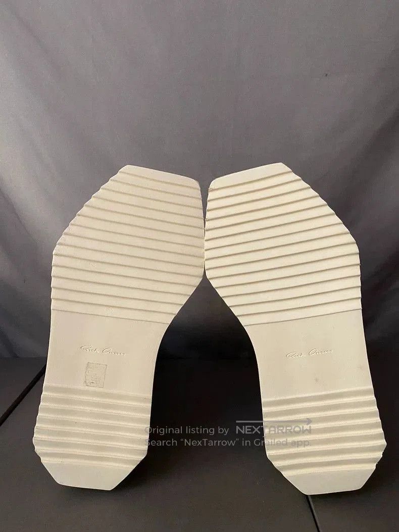 Rick Owens Rick Owens White Platform Boots. Size US 10.5 / EU 43-44 - 6 Thumbnail