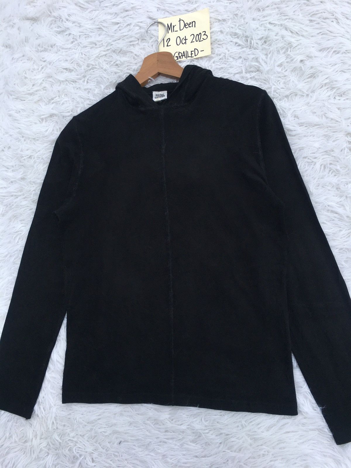 Jean Paul Gaultier Rare Vintage Jean Paul Gaultier Longsleeve Hoodie Shirt Size US S / EU 44-46 / 1 - 6 Thumbnail