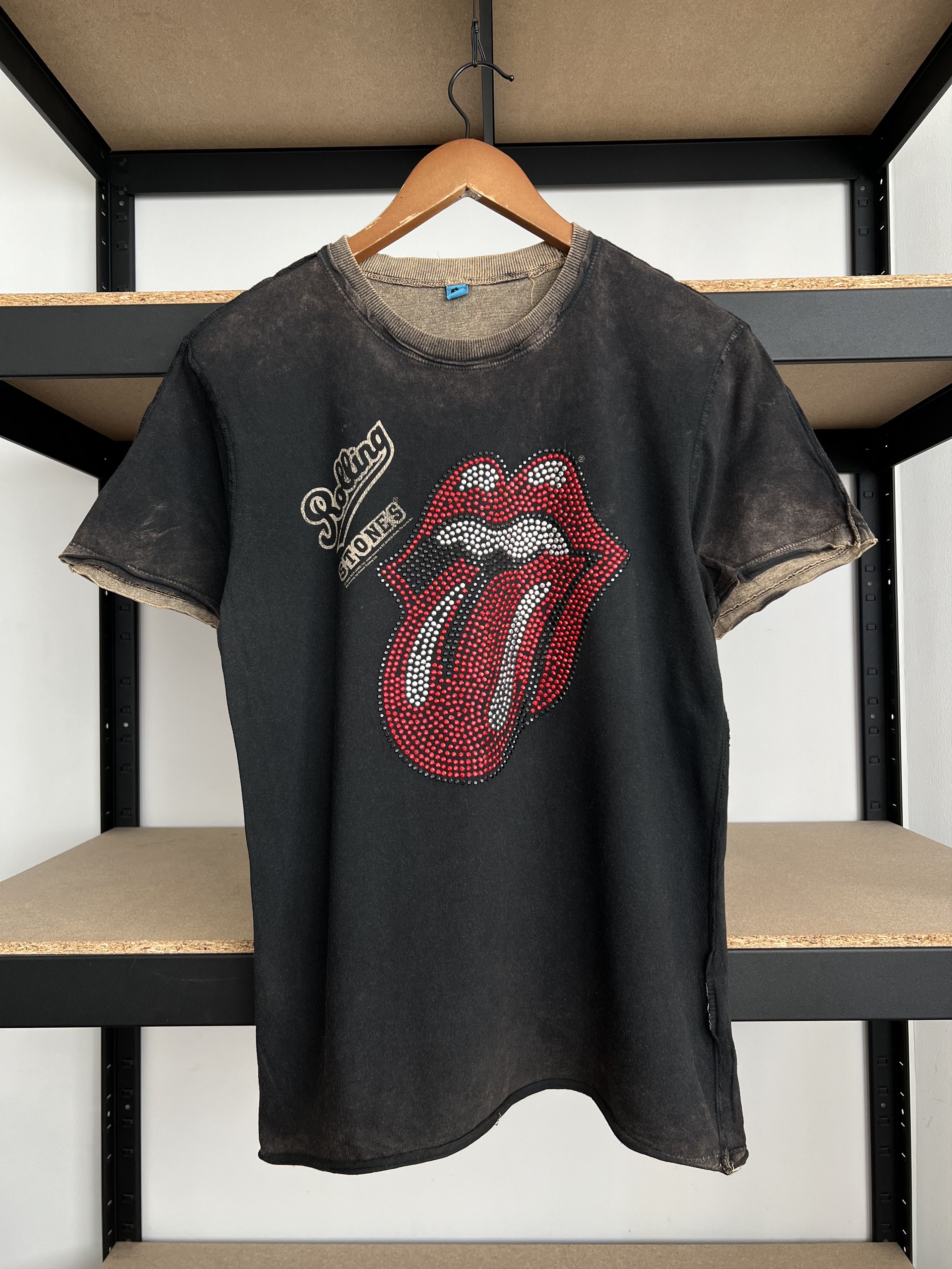 Band Tees Vintage 2005 The Rolling Stones Amplified Rhinestone Y2k Tee Size US S / EU 44-46 / 1 - 2 Thumbnail