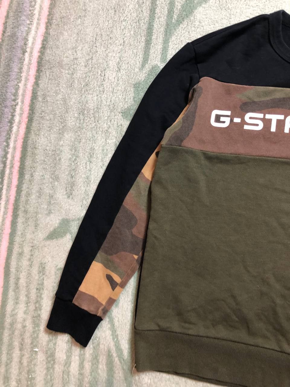 G-Star G-Star Raw Swando Camo Block Sweater Pullover Men's Size US L / EU 52-54 / 3 - 16 Thumbnail