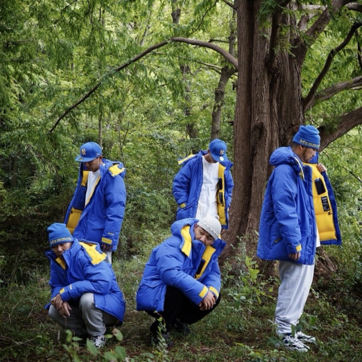 Marmot Marmot × the Apartment / MAMMOTH PARKA / BLUE × YELLOW XXL Size US XXL / EU 58 / 5 - 5 Thumbnail