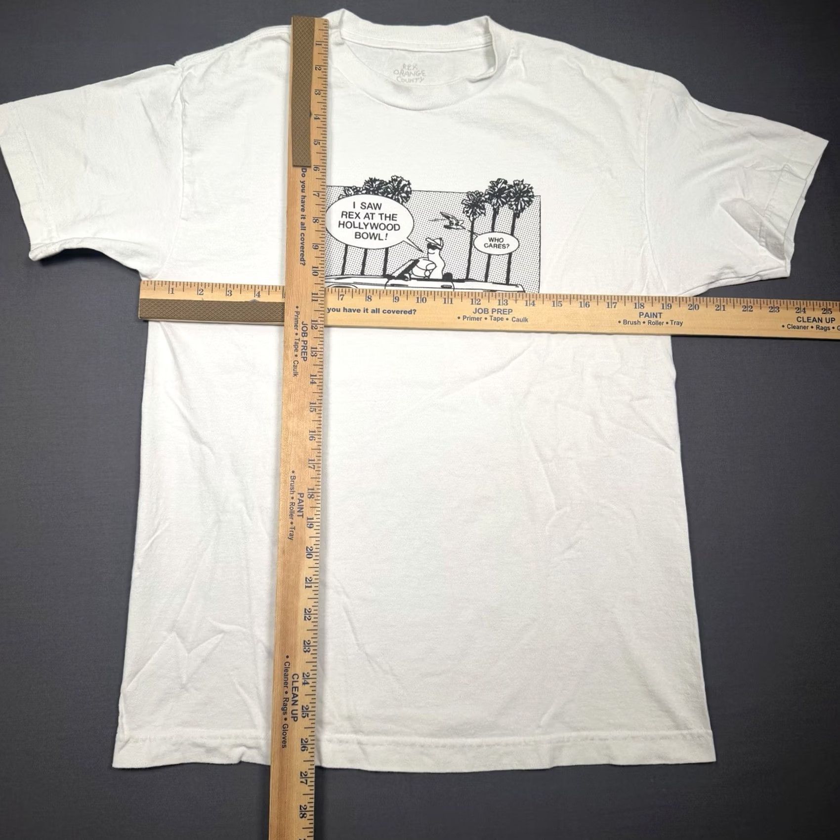 Vintage Rex Orange County Shirt Adult Medium White Hollywood Bowl I Saw Rex At The 2022 Mens Size US M / EU 48-50 / 2 - 4 Thumbnail