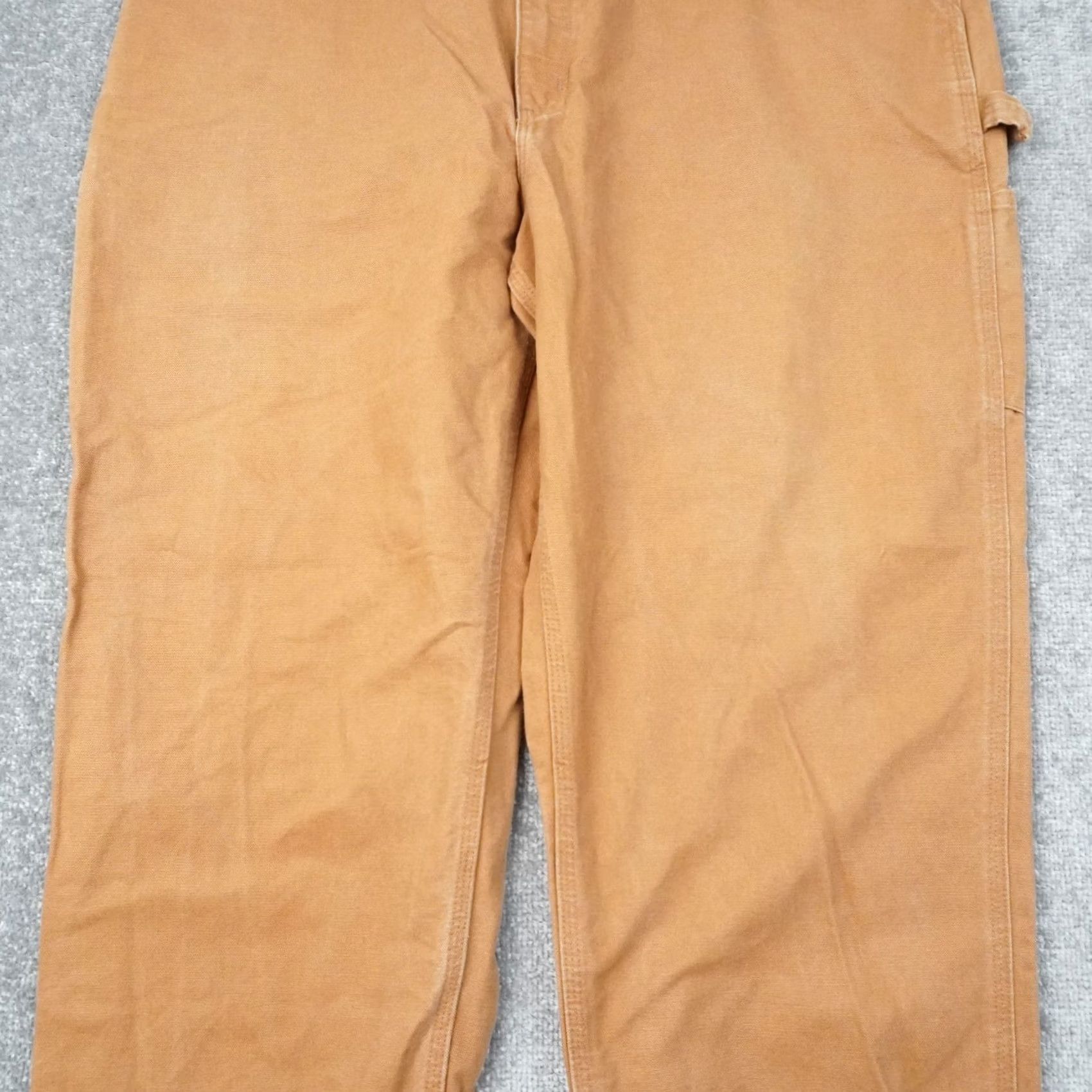 Carhartt VINTAGE Carhartt Workwear Pants Brown Mens 44x32 B11 BRN Duck Utility 90s Size US 44 / EU 60 - 5 Thumbnail