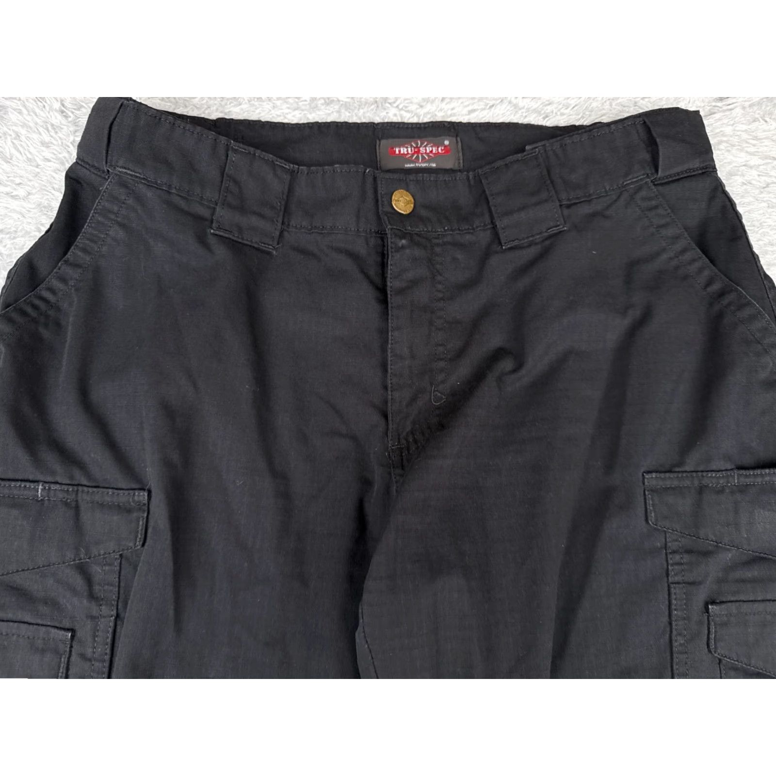 Doublet TRU-SPEC Pants Women 14 Black Rip-Stop Cargo LEO EMT Security Double Knee 34x33 Size 36" / US 14 / IT 50 - 4 Thumbnail