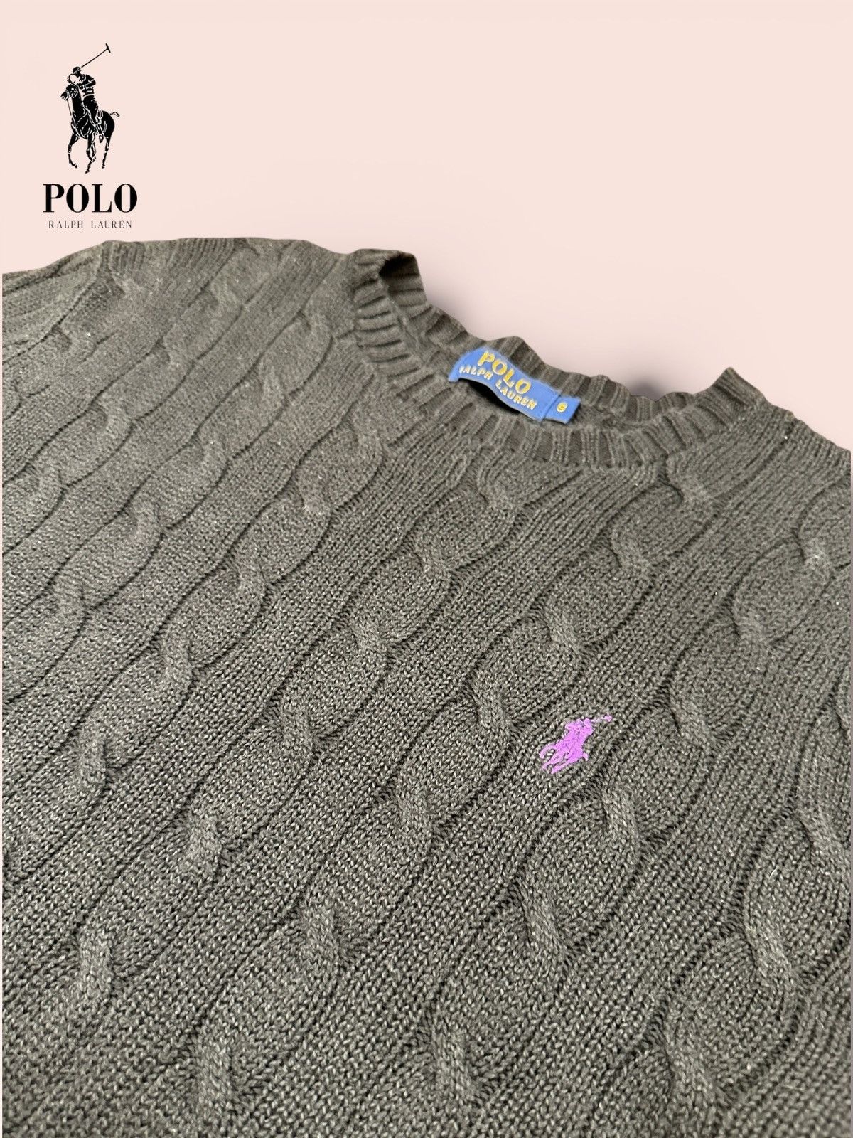 Ralph Lauren Ralph Lauren Cable Knit Sweater Women Size S Size S / US 4 / IT 40 - 3 Thumbnail