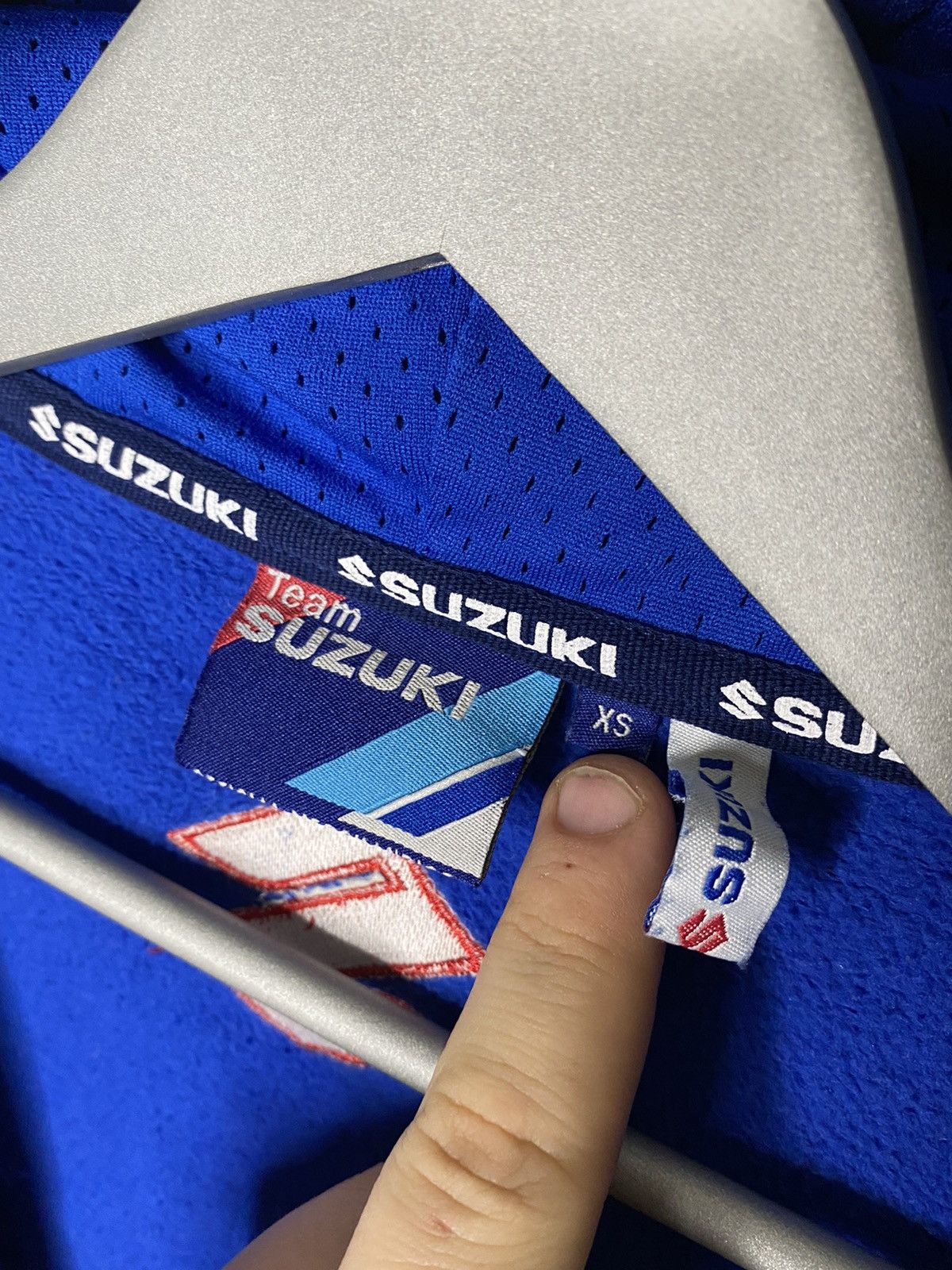 Vintage 🏎️Vintage Suzuki Motorcycle F1 Racing Team Full Zip Hoodie🏎️ Size US XS / EU 42 / 0 - 15 Thumbnail