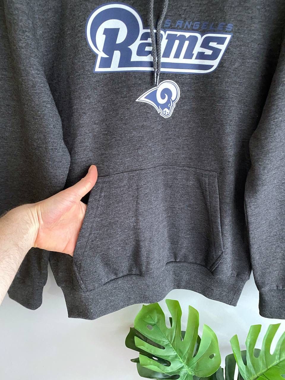 New Era New Era NFL Los Angeles Rams Team Gray Hoodie, Size S Size US S / EU 44-46 / 1 - 6 Thumbnail