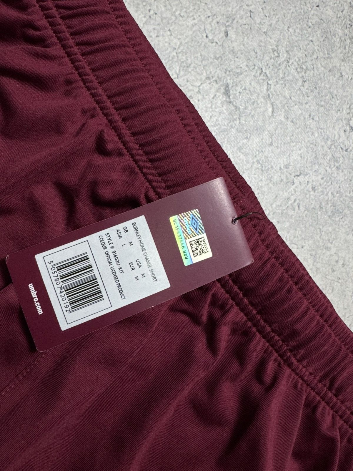 Umbro Umbro FC Burnley New Football Shorts Size M Size US 32 / EU 48 - 5 Thumbnail