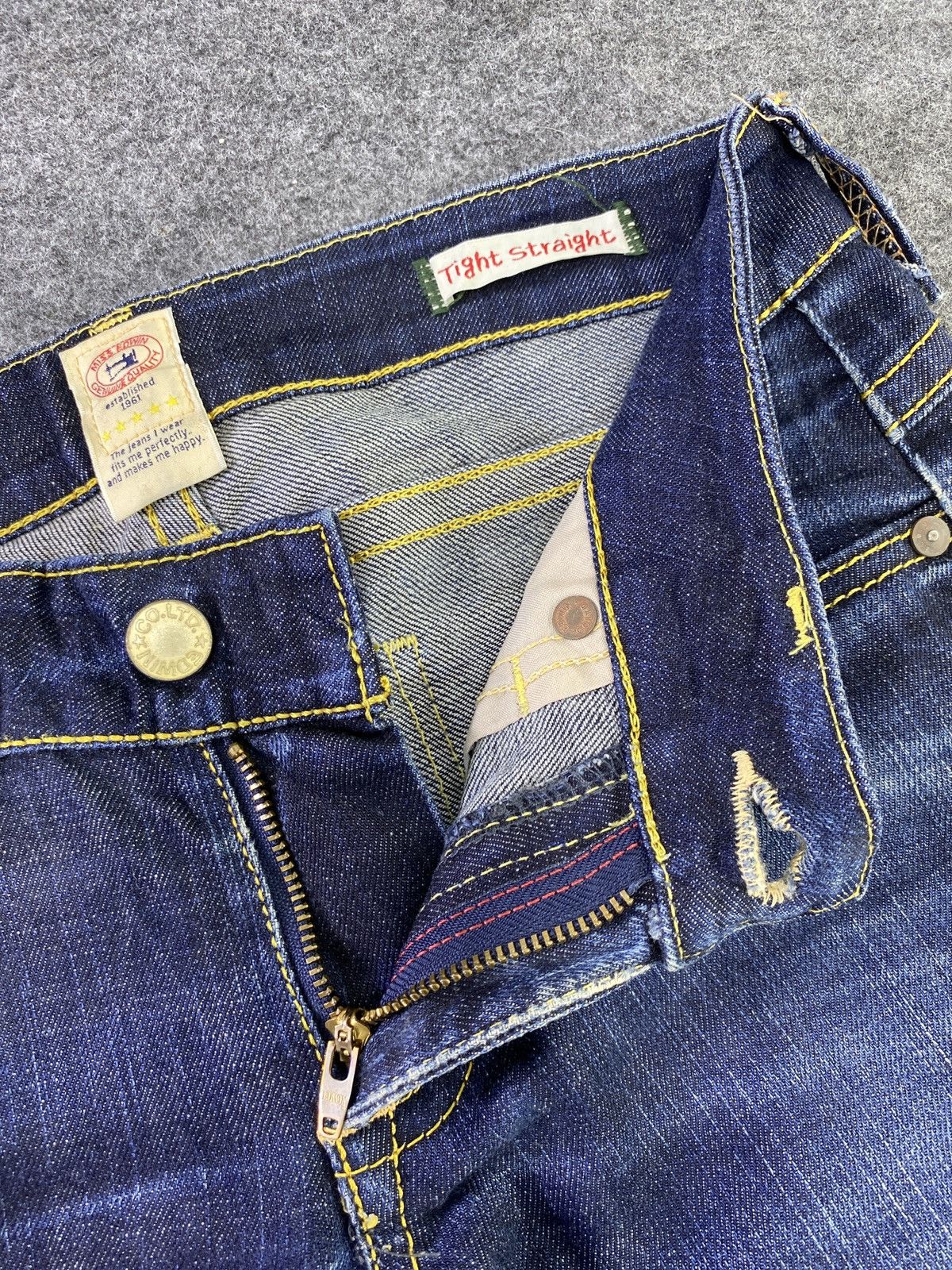 Edwin Miss Edwin Blue Wash Jeans - J850 Size 30" / US 8 / IT 44 - 3 Thumbnail