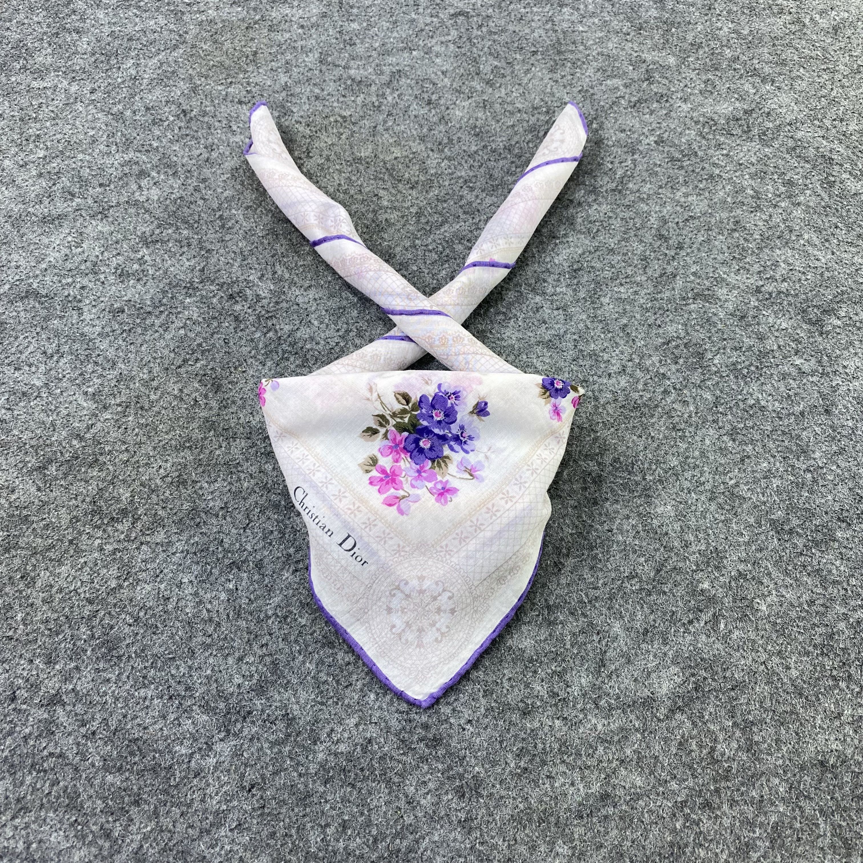 Japanese Brand Christian Dior Handkerchief / Bandana / Neckerchief-B2382 Size ONE SIZE - 2 Thumbnail