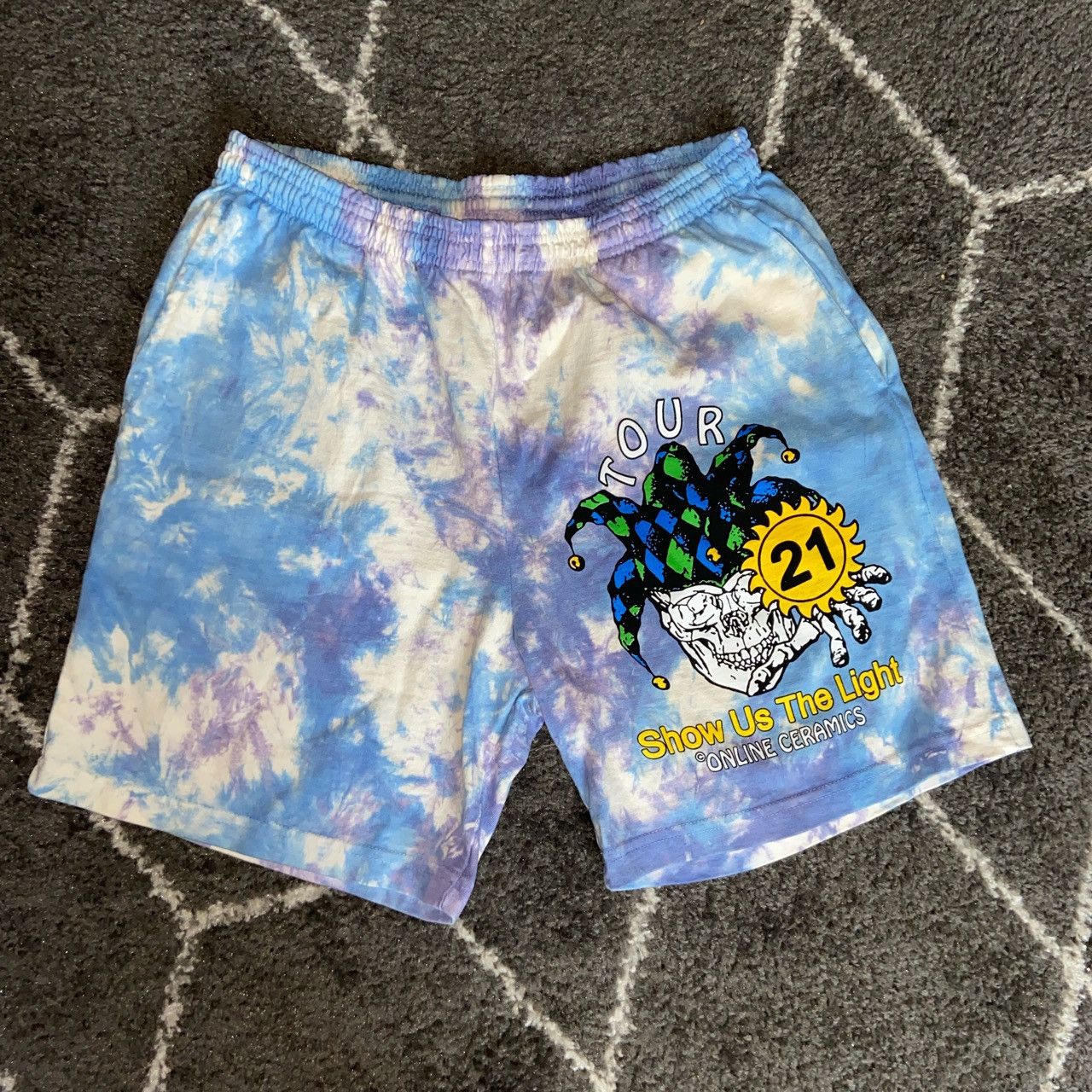 image of Online Ceramics Men’S Shorts in Blue, Men's (Size 32)