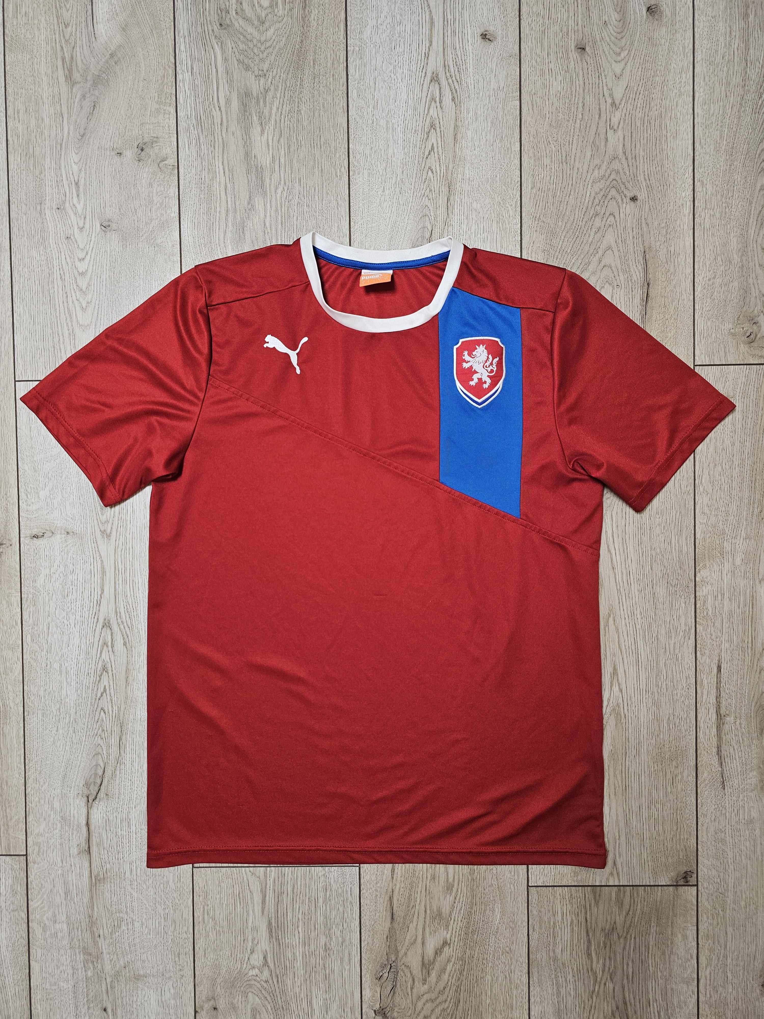 Puma CZECH REPUBLIC 2013 2014 HOME FOOTBALL SHIRT SOCCER JERSEY Size US L / EU 52-54 / 3 - 1 Thumbnail
