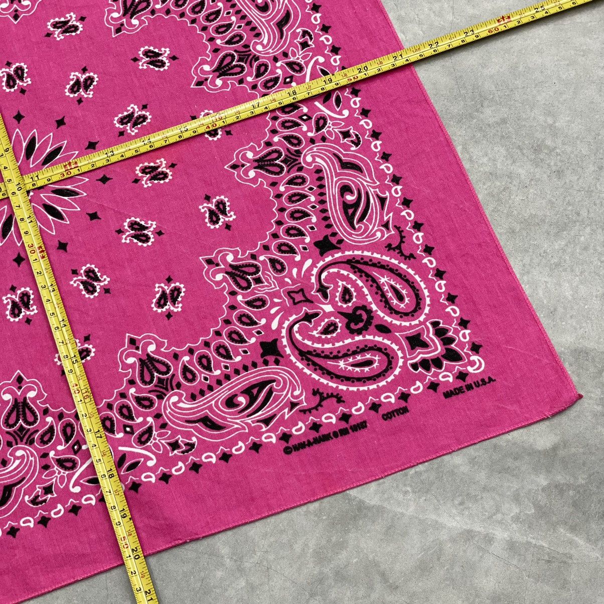 Vintage Made In USA Have A Hank Handkerchief Bandana Scarf Pink Size ONE SIZE - 3 Thumbnail