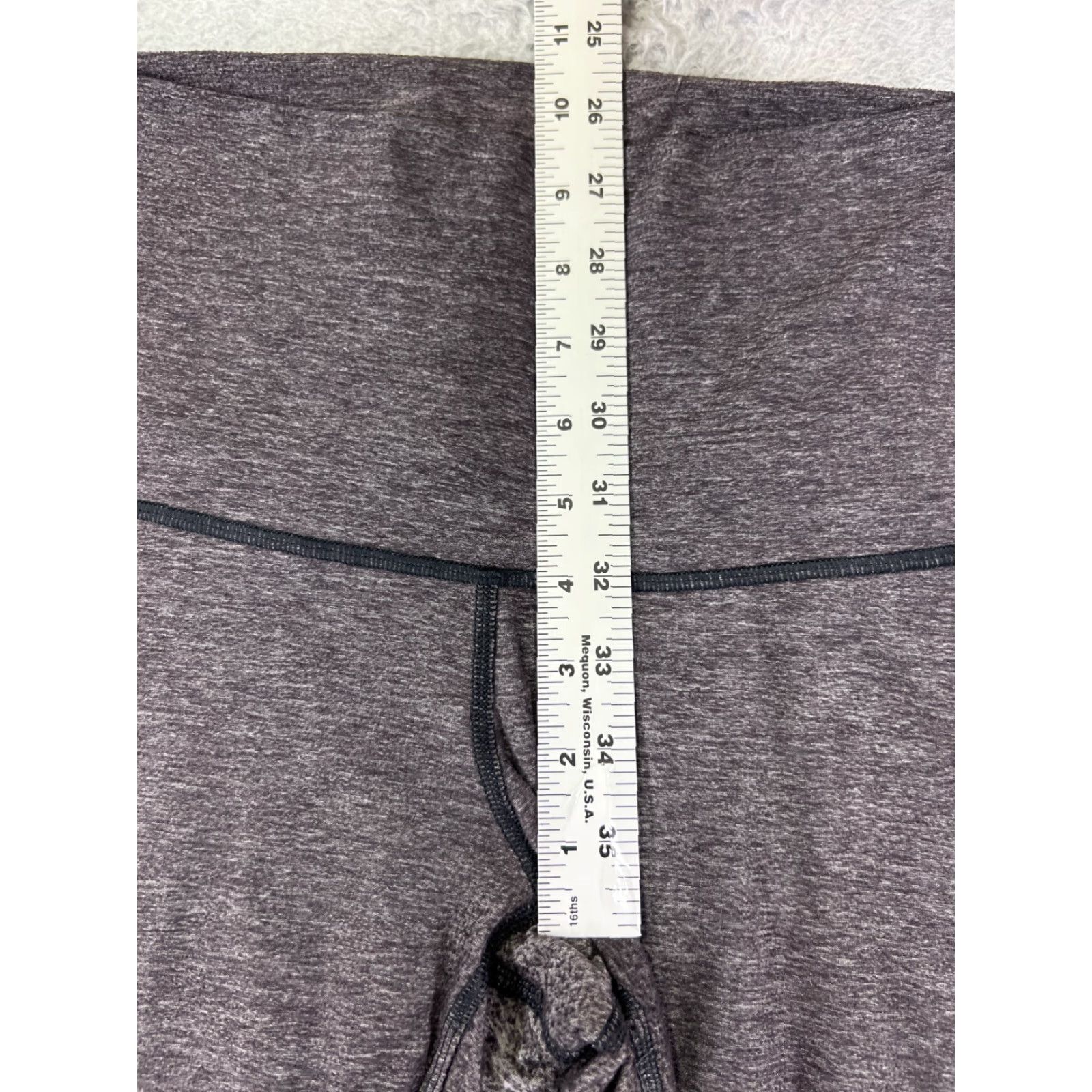 Lululemon Lululemon Wunder Under Pants Womens 8 Gray High Rise 32in Inseam Yoga Activewear Pockets ZIP Pocket Read Size 30" / US 8 / IT 44 - 7 Thumbnail
