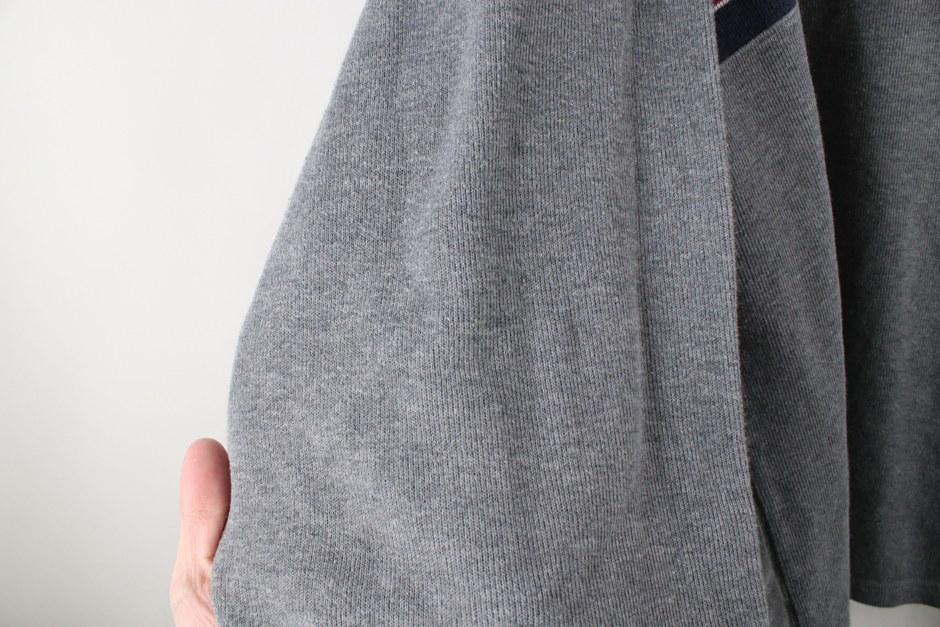 Eddie Bauer × Vintage Vintage 90s Eddie Bauer Ribbed Knit Long Sleeve T-Shirt Gray Size US XXL / EU 58 / 5 - 6 Thumbnail