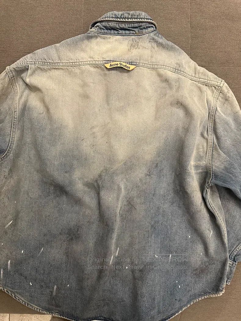 Acne Studios Acne Studio Splatter-Painted Denim Jacket Size US XS / EU 42 / 0 - 5 Thumbnail