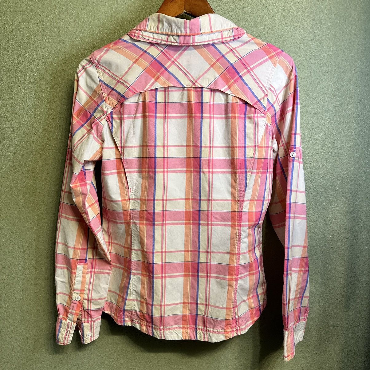 Columbia Columbia Women’s Omni-shade Pink Plaid Sun Protector Shirt Size M / US 6-8 / IT 42-44 - 2 Thumbnail