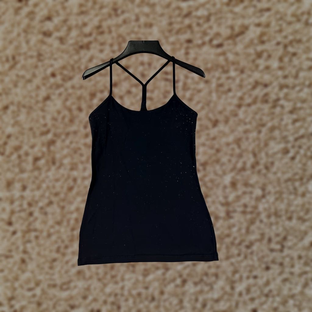 Lululemon Lululemon Shirt Women Tank Black Built-In Bra Light Support W1AHXS 6 Sleeveless Racerback Round Neck Casual Workwear (Adult) Womens Size M / US 6-8 / IT 42-44 - 1 Thumbnail