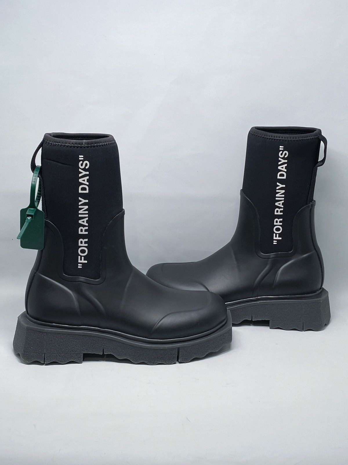 Off-White Off-White Sponge Rubber Rain Boots size 40 Size US 10 / IT 40 - 8 Thumbnail