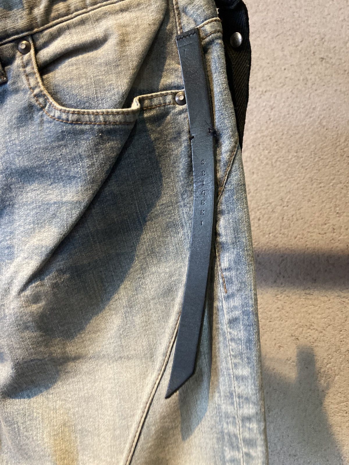 Fagassent Toshiki Aoki Seigeki Light Blue Denim Size US 26 / EU 42 - 4 Thumbnail