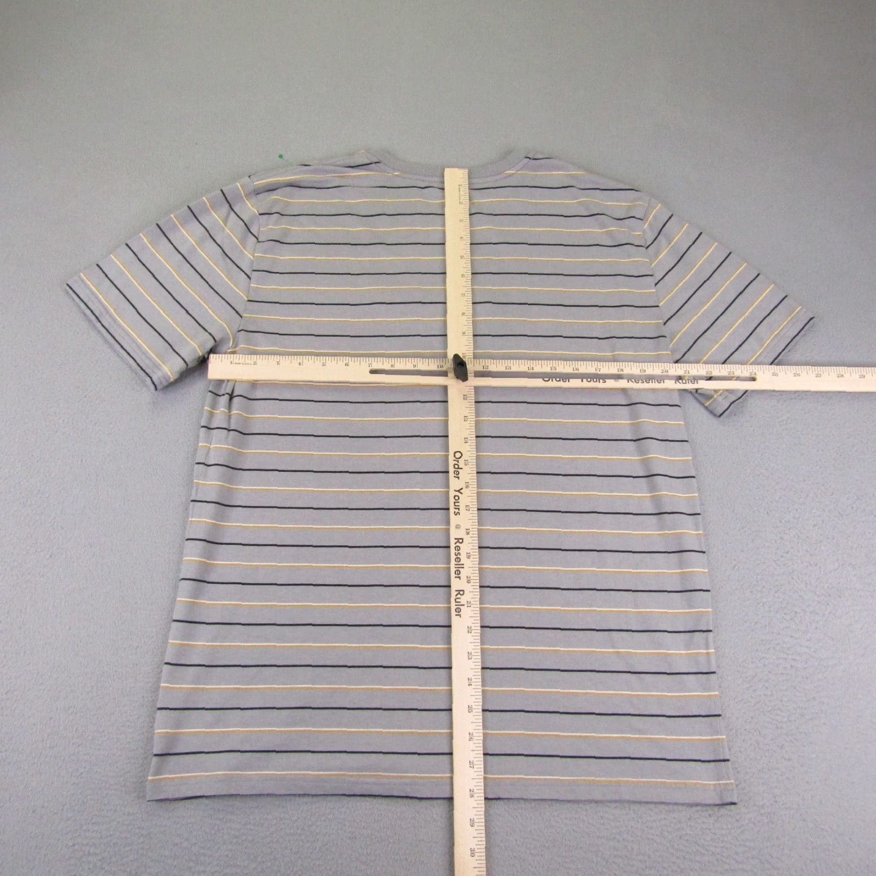 Brixton Brixton Shirt Mens Gray Stripes XL Standard Fit Skateboarding Skater Surfer Size US XL / EU 56 / 4 - 6 Thumbnail