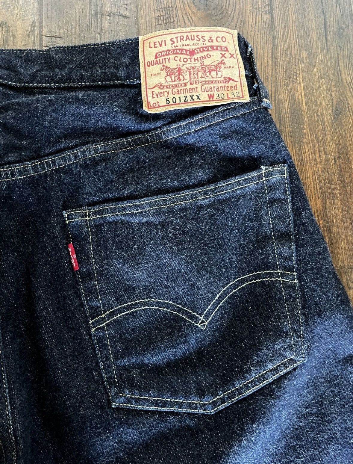 Levi's × Levi's Vintage Clothing Levi's LVC 1954 501 Z Japanese Selvedge Factory Sample Size US 32 / EU 48 - 3 Thumbnail
