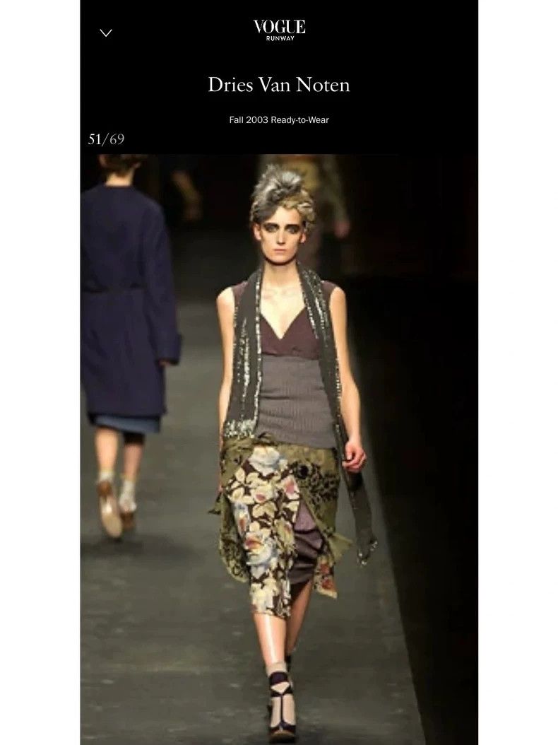 Dries Van Noten dries van noten size:40 The runway skirt 2506-Nextarrow Size 31" - 6 Thumbnail