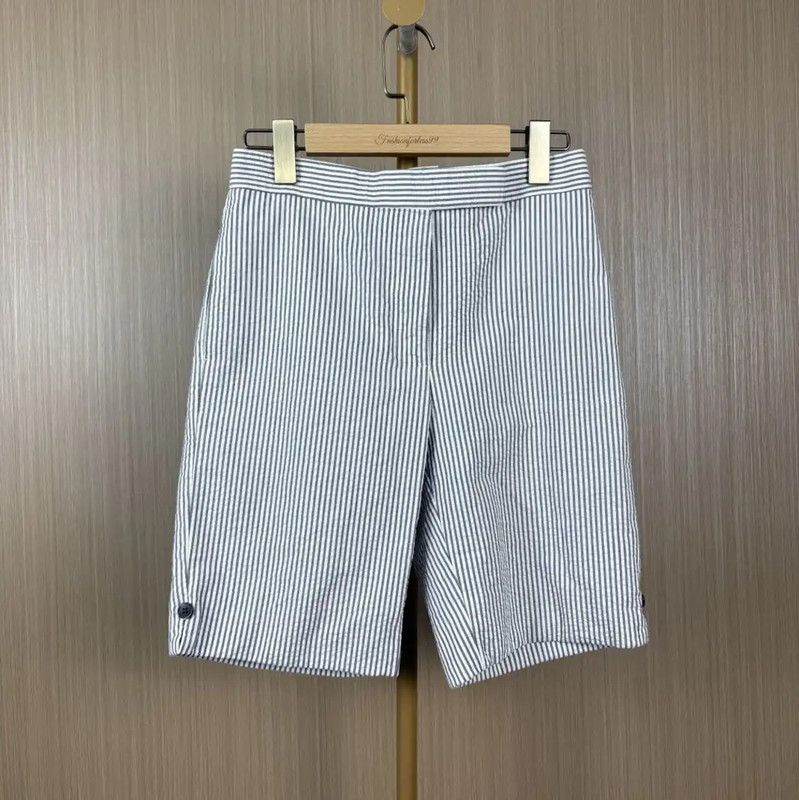 Thom Browne Thom Browne Striped Cotton Women's Shorts 0089 Size 26" / US 2 / IT 38 - 1 Thumbnail