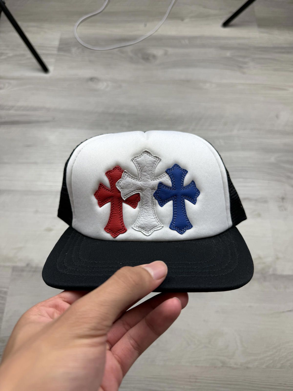 Chrome Hearts Triple Cross Hat | Grailed