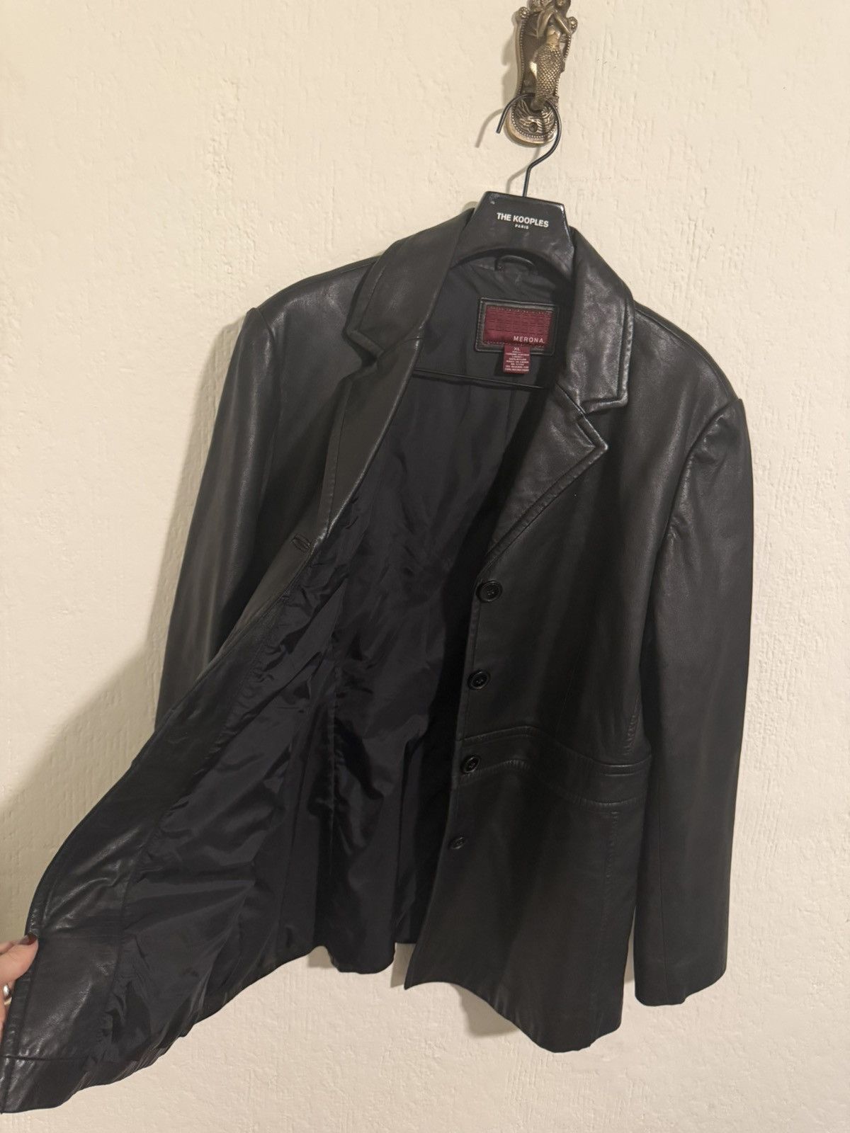 Genuine Leather Vintage genuine leather four button blazer jacket size L Size US L / EU 52-54 / 3 - 9 Thumbnail
