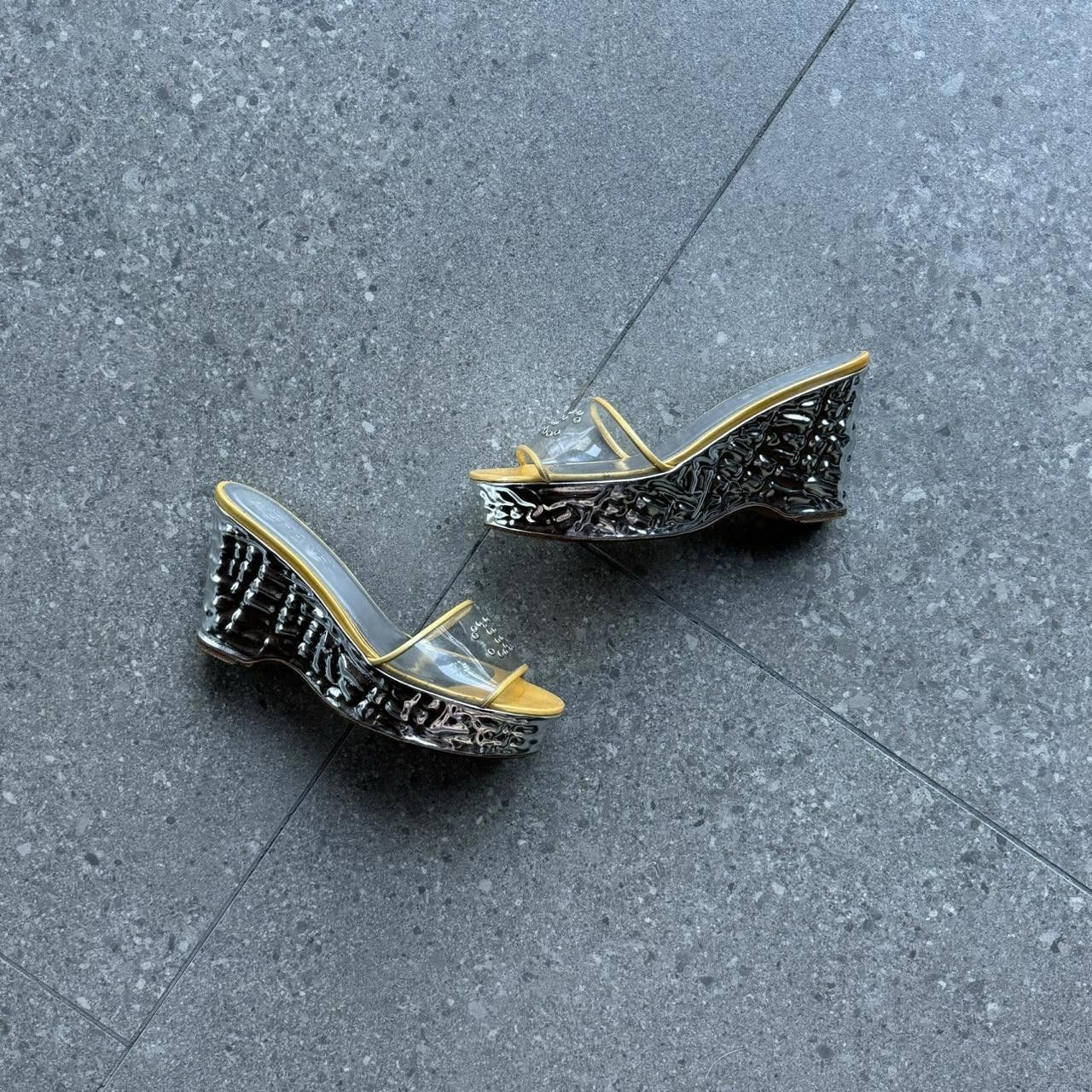 Chanel Chanel 2000s Platform Wedge Sandal Size US 6 / IT 36 - 2 Thumbnail