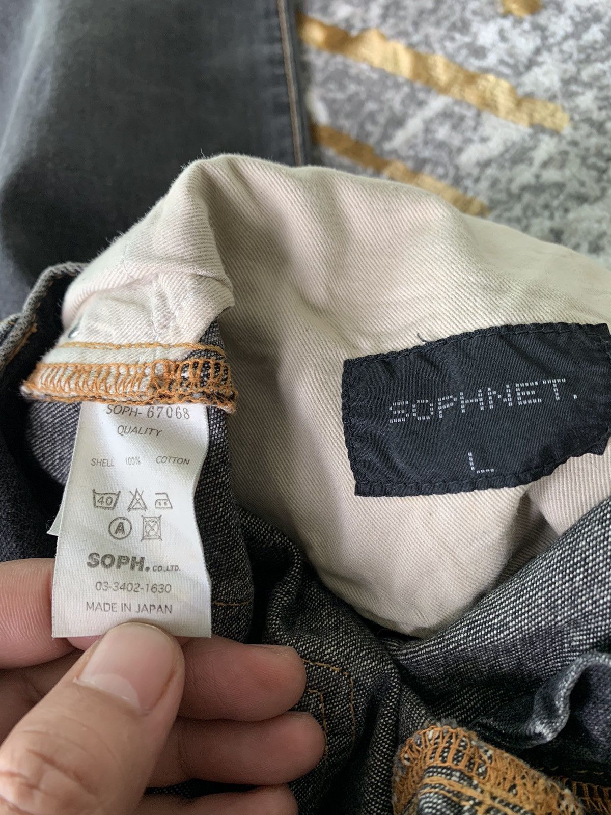 Japanese Brand × Sophnet. SOPHNET. SOPH-67068 12oz Denim Pants Size US 33 - 16 Thumbnail