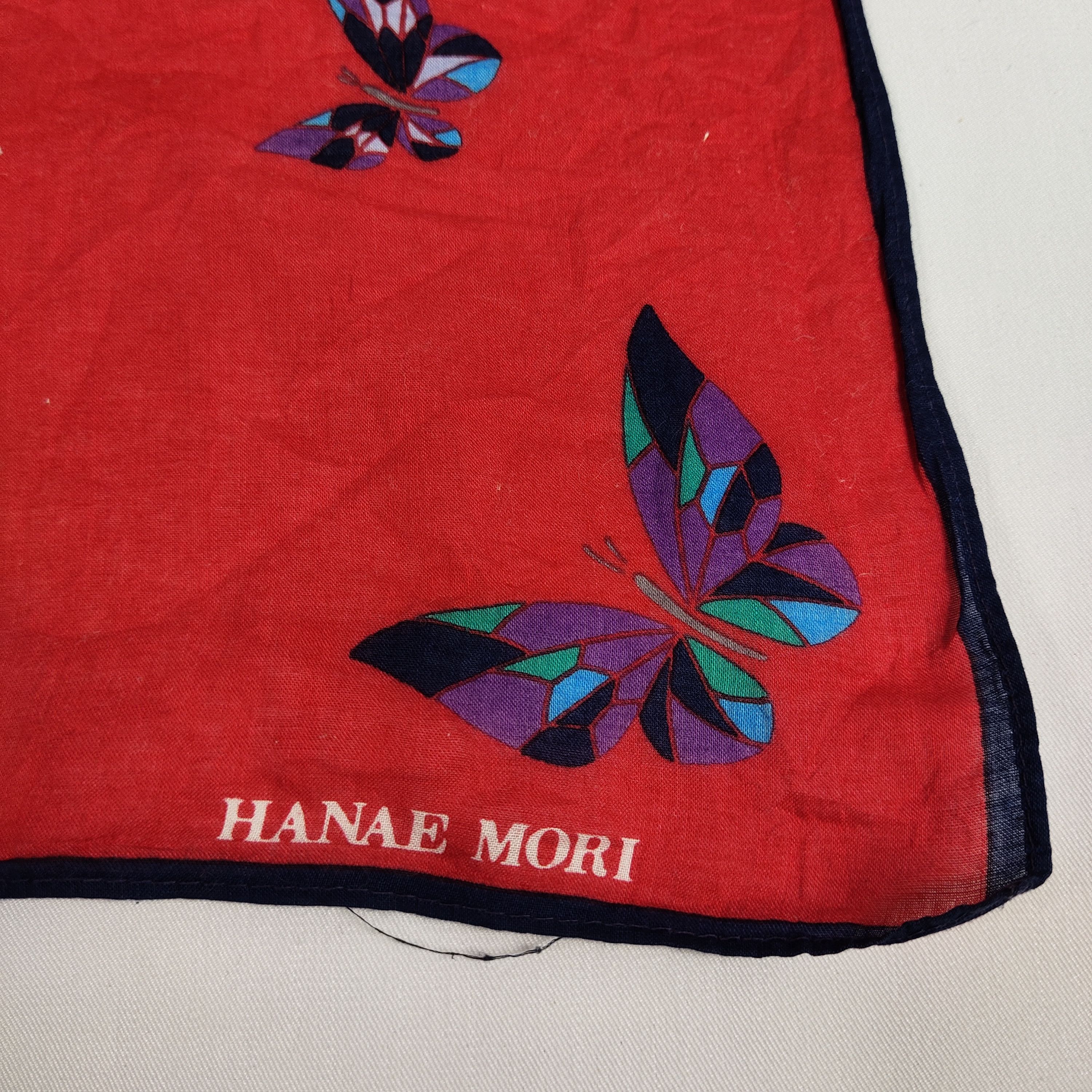 Hanae Mori × Vintage Hanae Mori Handkerchief / Neckerchief / Bandana FZ249 Size ONE SIZE - 5 Thumbnail