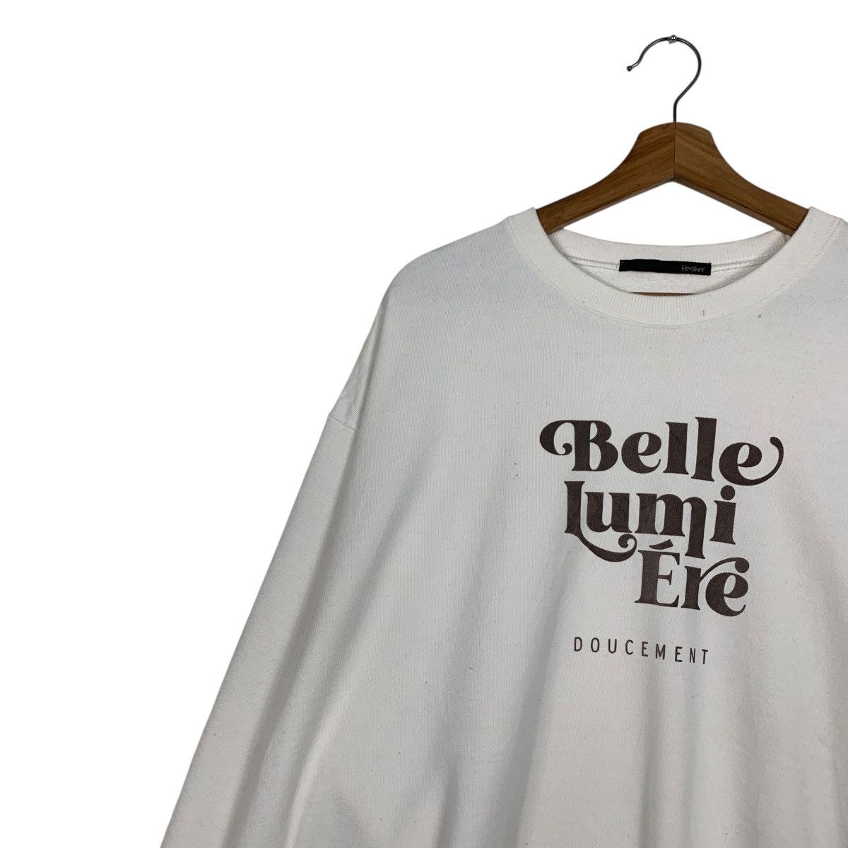 Japanese Brand Belle Lumi Ere Doucement Crewneck Sweatshirt #3624-C166 Size US M / EU 48-50 / 2 - 4 Thumbnail