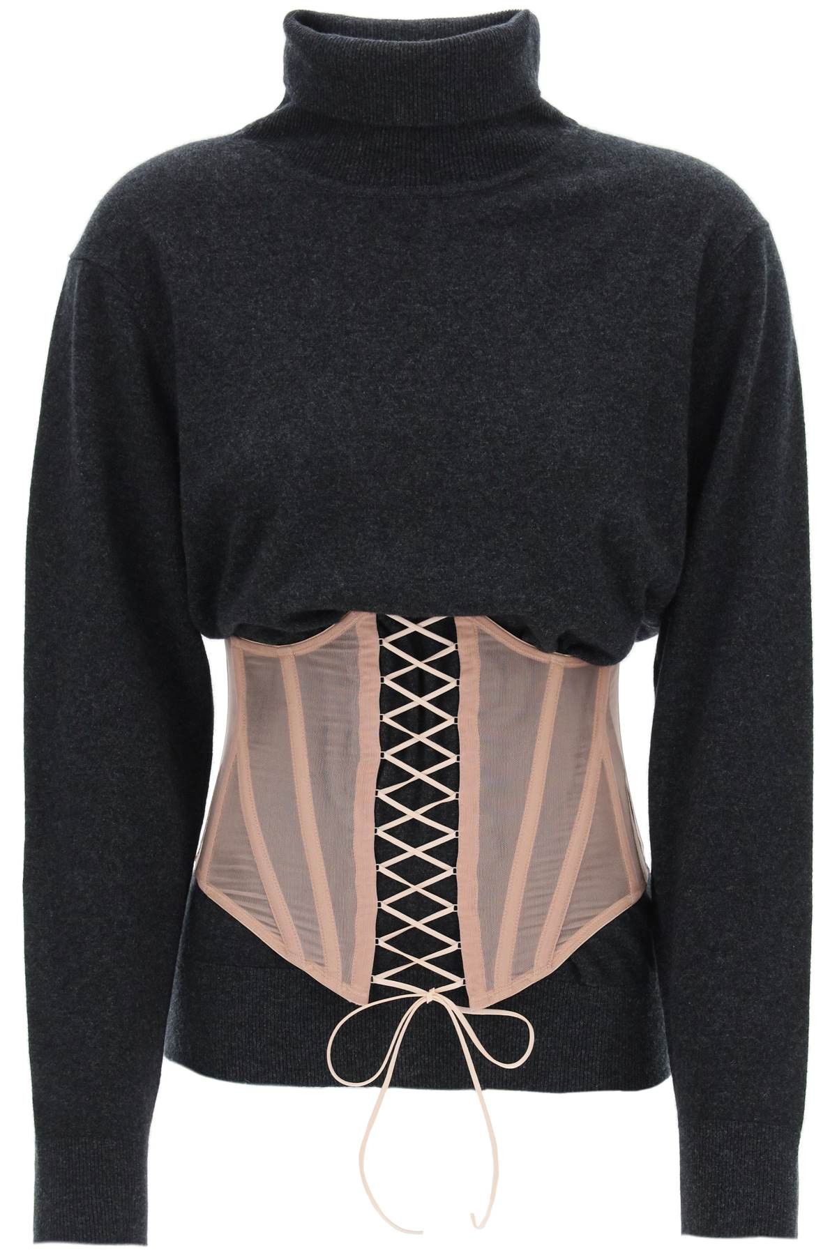 image of Dilara Findikoglu With Corset And Sweet Life " in Grigio, Women's (Size Small)