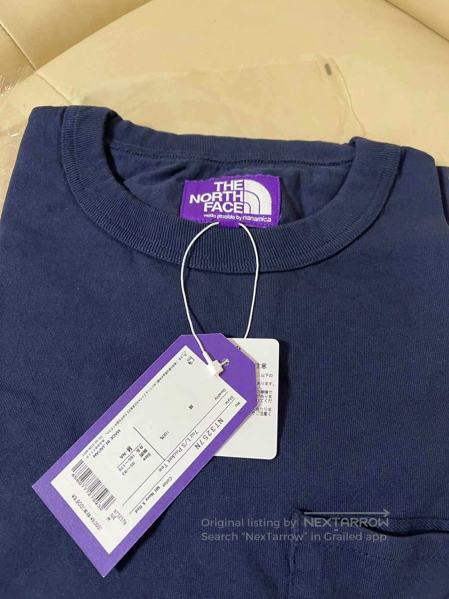 The North Face Purple Label The North Face Purple L/S Pocket Tee. Size US M / EU 48-50 / 2 - 3 Thumbnail