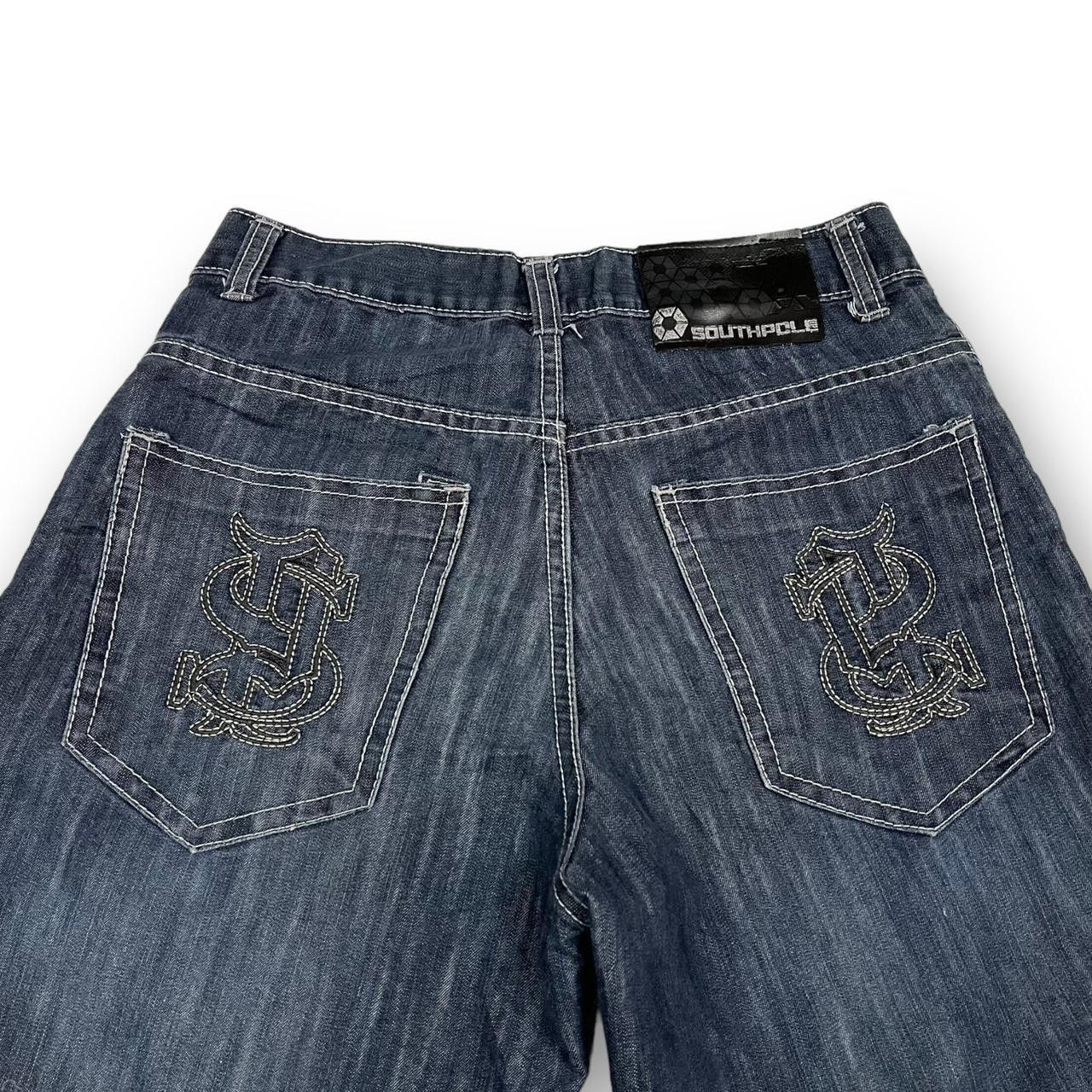 Southpole Southpole Men's Blue and Navy Shorts Size US 28 / EU 44 - 2 Thumbnail