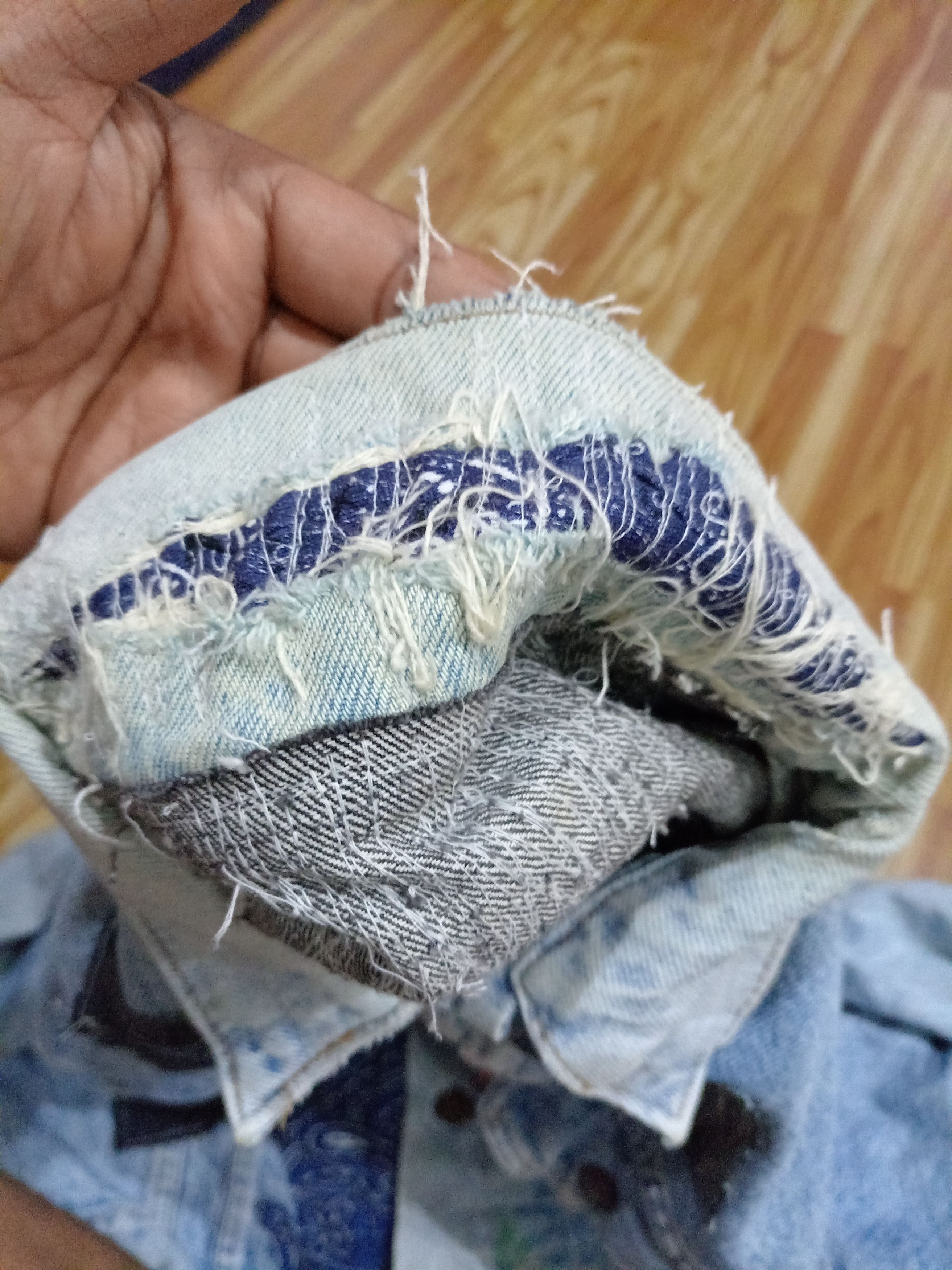 Levi's × Vintage Levis Patchwork Vintage denim trucker Jacket size small Size US S / EU 44-46 / 1 - 3 Thumbnail