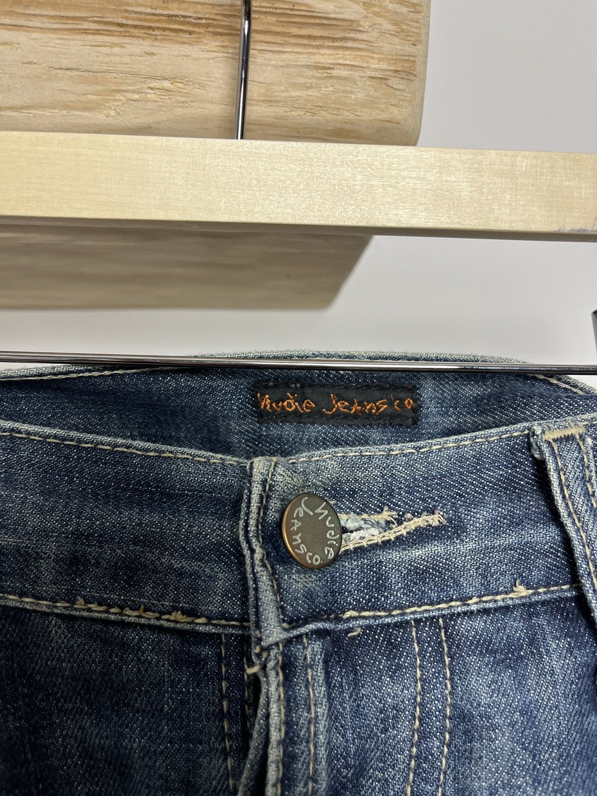 Nudie Jeans Vintage Nudie Jeans Distressed Denim Pants washed japanese Size US 32 / EU 48 - 3 Thumbnail