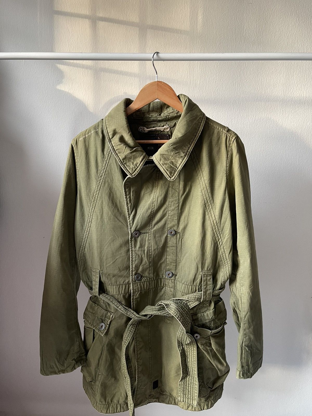 G-Star 2000s G-Star Raw 3301 Parka Jacket b3 Size US L / EU 52-54 / 3 - 2 Thumbnail